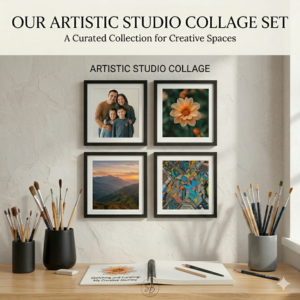 Square Photo Frame (Set of 6 Frames .6x6' Sizes)